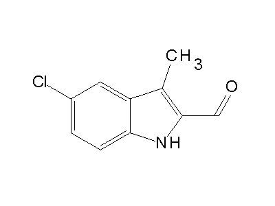 5-Chloro-3-methyl-1H-indole-2-carbaldehyde structure