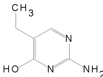 2-Amino-5-ethylpyrimidin-4-ol structure