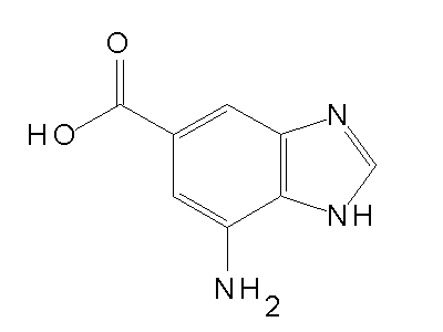 7-Amino-1H-benzimidazole-5-carboxylic acid structure