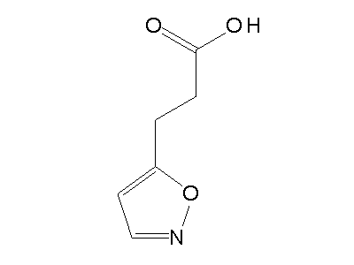 3-(5-Isoxazolyl)propanoic acid structure