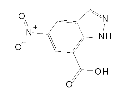 5-Nitro-1H-indazole-7-carboxylic acid structure