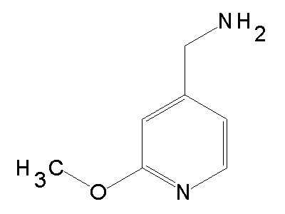 (2-methoxy-4-pyridinyl)methanamine structure