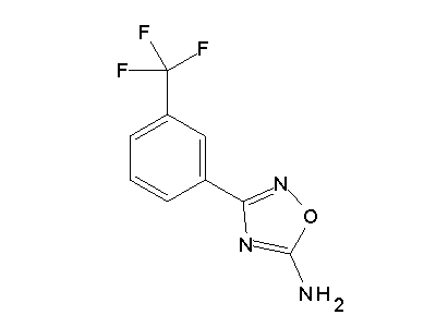3-[3-(Trifluoromethyl)phenyl]-1,2,4-oxadiazol-5-ylamine structure