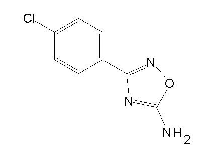 3-(4-Chlorophenyl)-1,2,4-oxadiazol-5-amine structure
