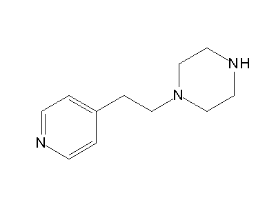 1-[2-(4-Pyridinyl)ethyl]piperazine structure