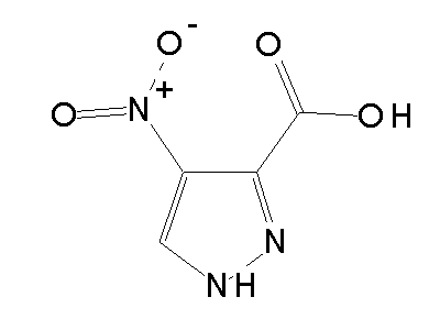 4-Nitro-1H-pyrazole-3-carboxylic acid structure