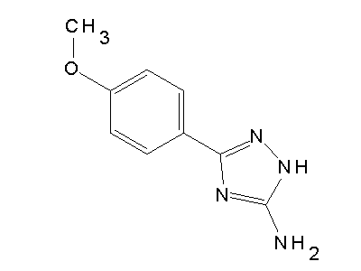 3-(4-Methoxyphenyl)-1H-1,2,4-triazol-5-amine structure