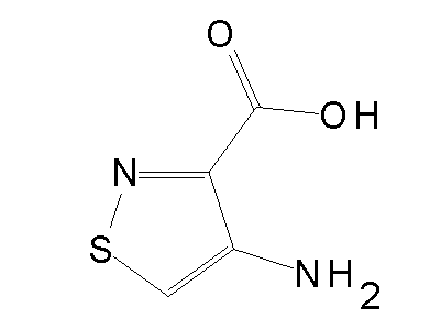 4-Amino-3-isothiazolecarboxylic acid structure