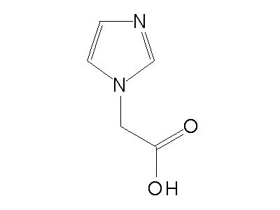 1H-Imidazol-1-ylacetic acid structure