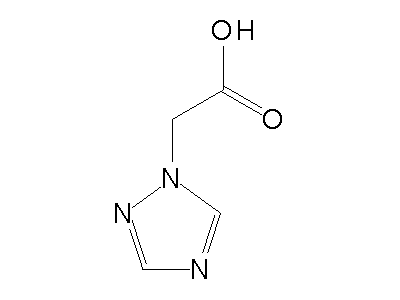 1H-1,2,4-triazol-1-ylacetic acid structure