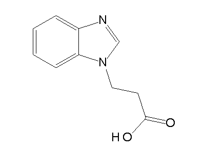 3-(1H-Benzimidazol-1-yl)propanoic acid structure