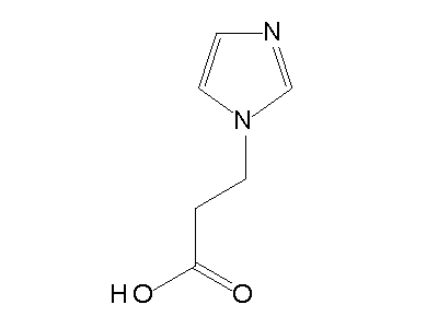 3-(1H-Imidazol-1-yl)propanoic acid structure