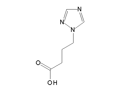 4-(1H-1,2,4-Triazol-1-yl)butanoic acid structure