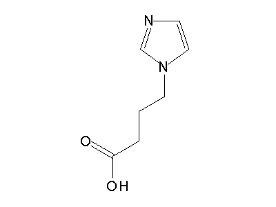 4-(1H-Imidazol-1-yl)butanoic acid structure