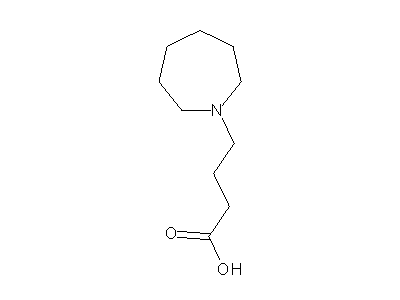 4-Hexahydro-1H-azepin-1-ylbutanoic acid structure