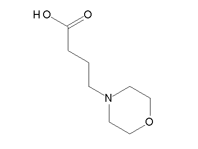 4-(4-Morpholinyl)butanoic acid structure