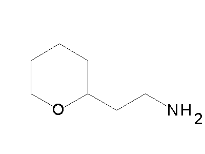 2-Tetrahydro-2H-pyran-2-ylethanamine structure