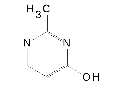 2-Methyl-4-pyrimidinol structure