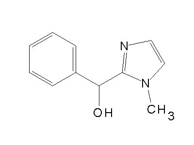 (1-Methyl-1H-imidazol-2-yl)(phenyl)methanol structure