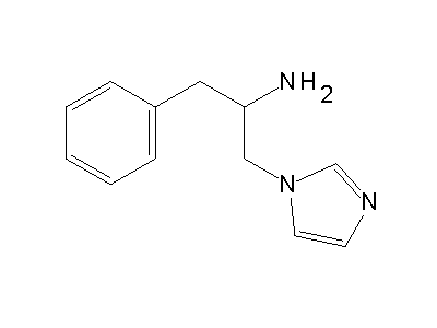 1-(1H-Imidazol-1-yl)-3-phenyl-2-propanamine structure