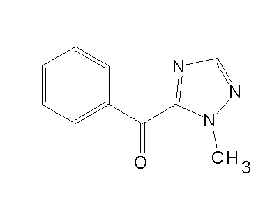 (1-Methyl-1H-1,2,4-triazol-5-yl)(phenyl)methanone structure