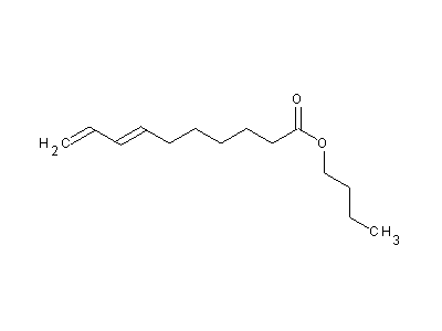 n-Butyl (E)-7,9-decadienoate structure