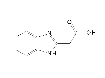 1H-Benzimidazol-2-ylacetic acid structure