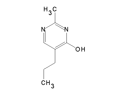 2-Methyl-5-propyl-pyrimidin-4-ol structure