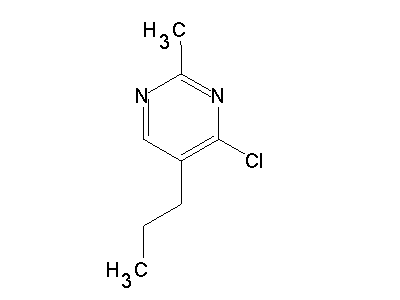 4-Chloro-2-methyl-5-propyl-pyrimidine structure