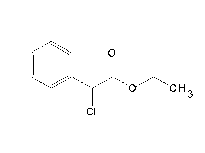 2-Chloro-2-phenylacetic acid ethyl ester structure