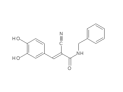 Tyrphostin AG 490 structure