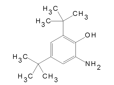 2-Amino-4,6-di-tert-butylphenol structure