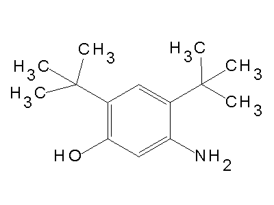 5-Amino-2,4-di-tert-butylphenol structure