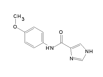 N-(4-Methoxyphenyl)-1H-imidazole-4-carboxamide structure