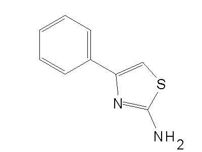 4-Phenyl-2-thiazolamine structure