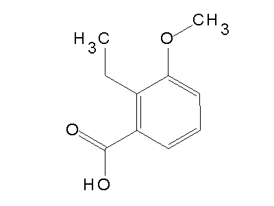 2-Ethyl-3-methoxy-benzoic acid structure