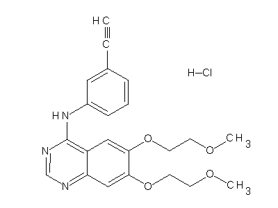 Erlotinib Hydrochloride structure