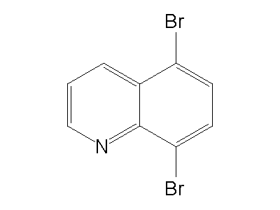 5,8-Dibromoquinoline structure