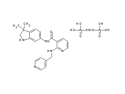 Motesanib Diphosphate structure