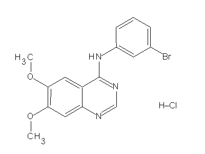 PD153035 hydrochloride structure