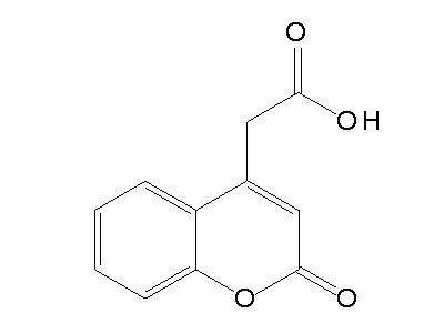 2-(2-Oxo-2H-chromen-4-yl)acetic acid structure