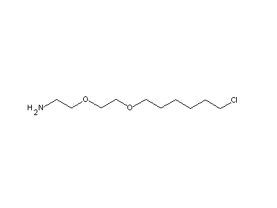 2-(2-(6-chlorohexyloxy)ethoxy)ethanamine structure
