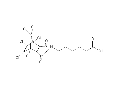 Chlorendic caproic acid hapten structure
